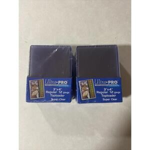 50 ULTRA PRO - 3 x 4 Regular Toploaders - 2 packs of 25 12 Gauge Unopened